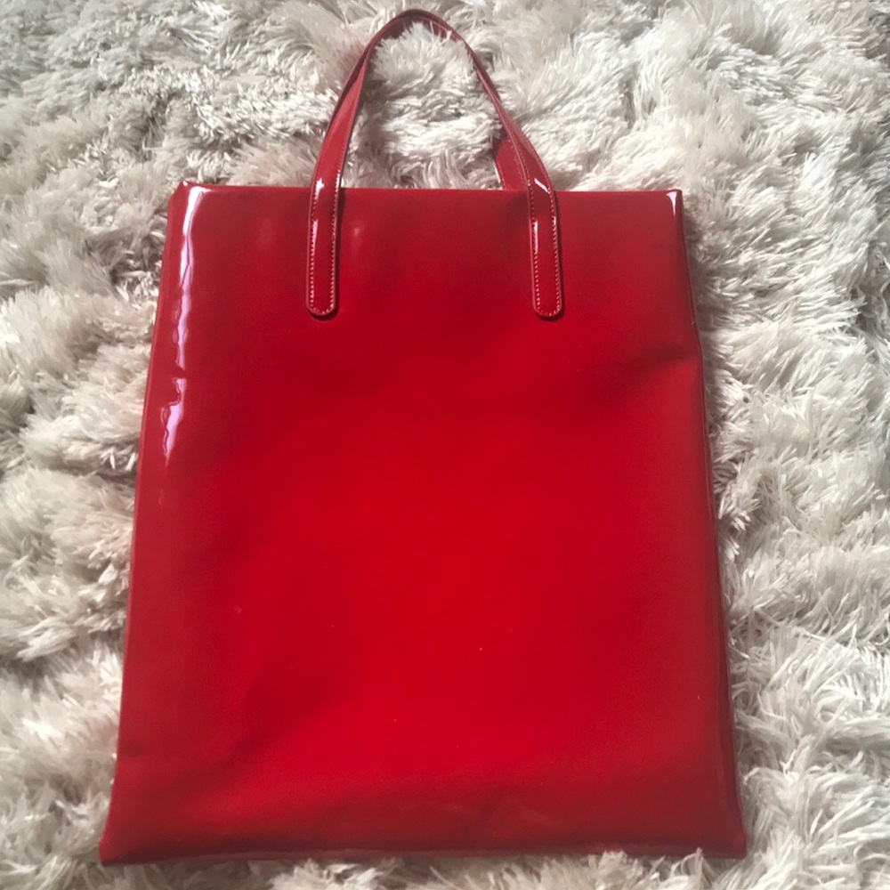 Forever 21 Red Vinyl Bag
